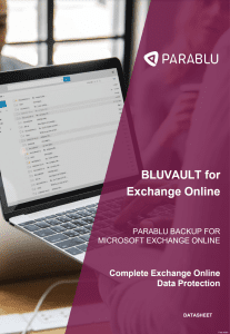 BluVault for Microsoft Exchange Online