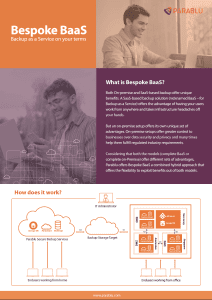 Bespoke BaaS