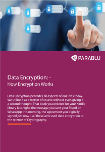 Data Encryption: How Encryption Works