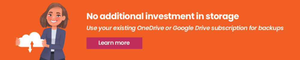 No additional invesment in storage